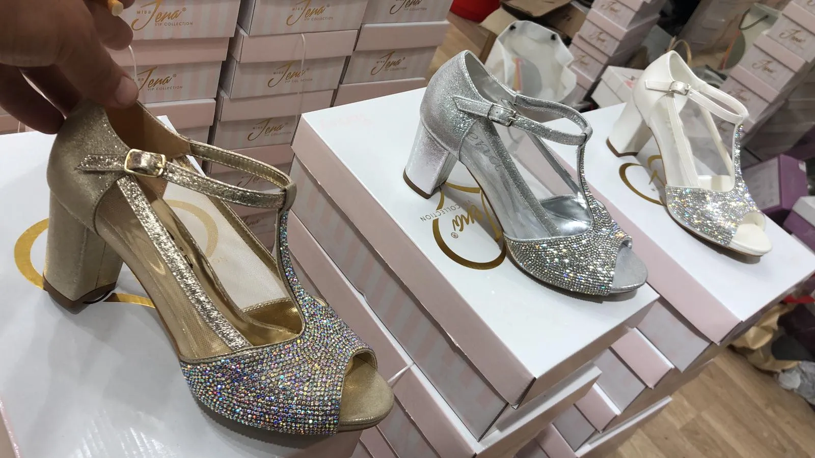 Luxury Stone Embellished Bridal & Evening Shoes Model 5 — Casual, Bridal & Formal Evening Footwear Collections | AFRIMEKS Foreign Trade