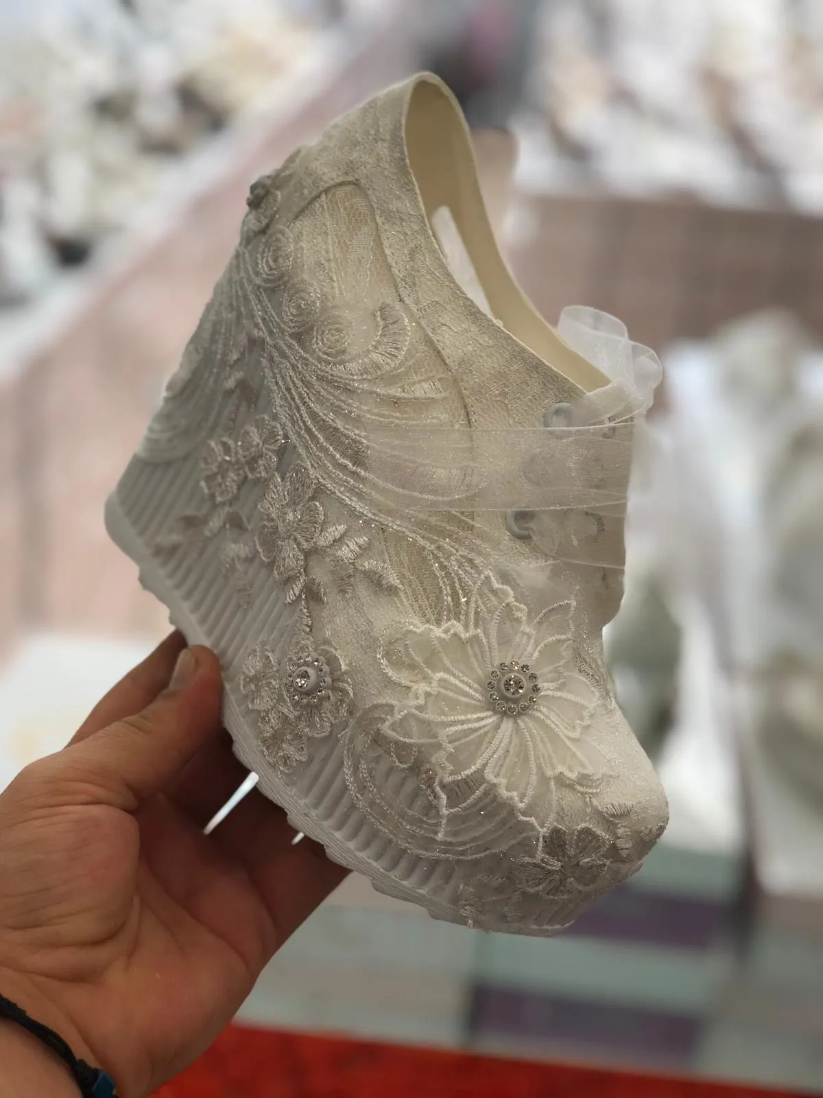 Luxury Stone Embellished Bridal & Evening Shoes Model 58 — Casual, Bridal & Formal Evening Footwear Collections | AFRIMEKS Foreign Trade
