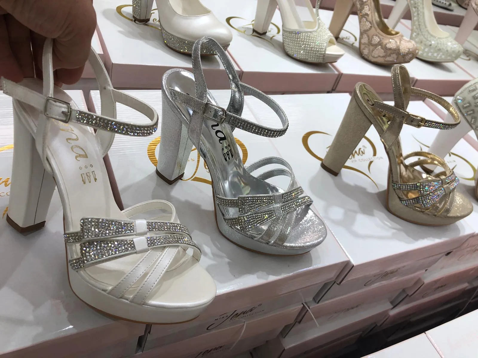 Luxury Stone Embellished Bridal & Evening Shoes Model 47 — Casual, Bridal & Formal Evening Footwear Collections | AFRIMEKS Foreign Trade