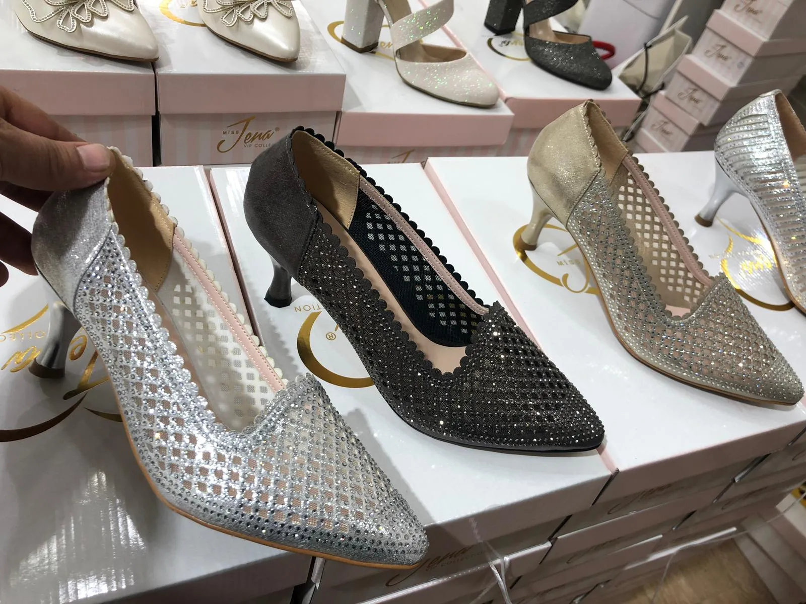 Luxury Stone Embellished Bridal & Evening Shoes Model 8 — Casual, Bridal & Formal Evening Footwear Collections | AFRIMEKS Foreign Trade
