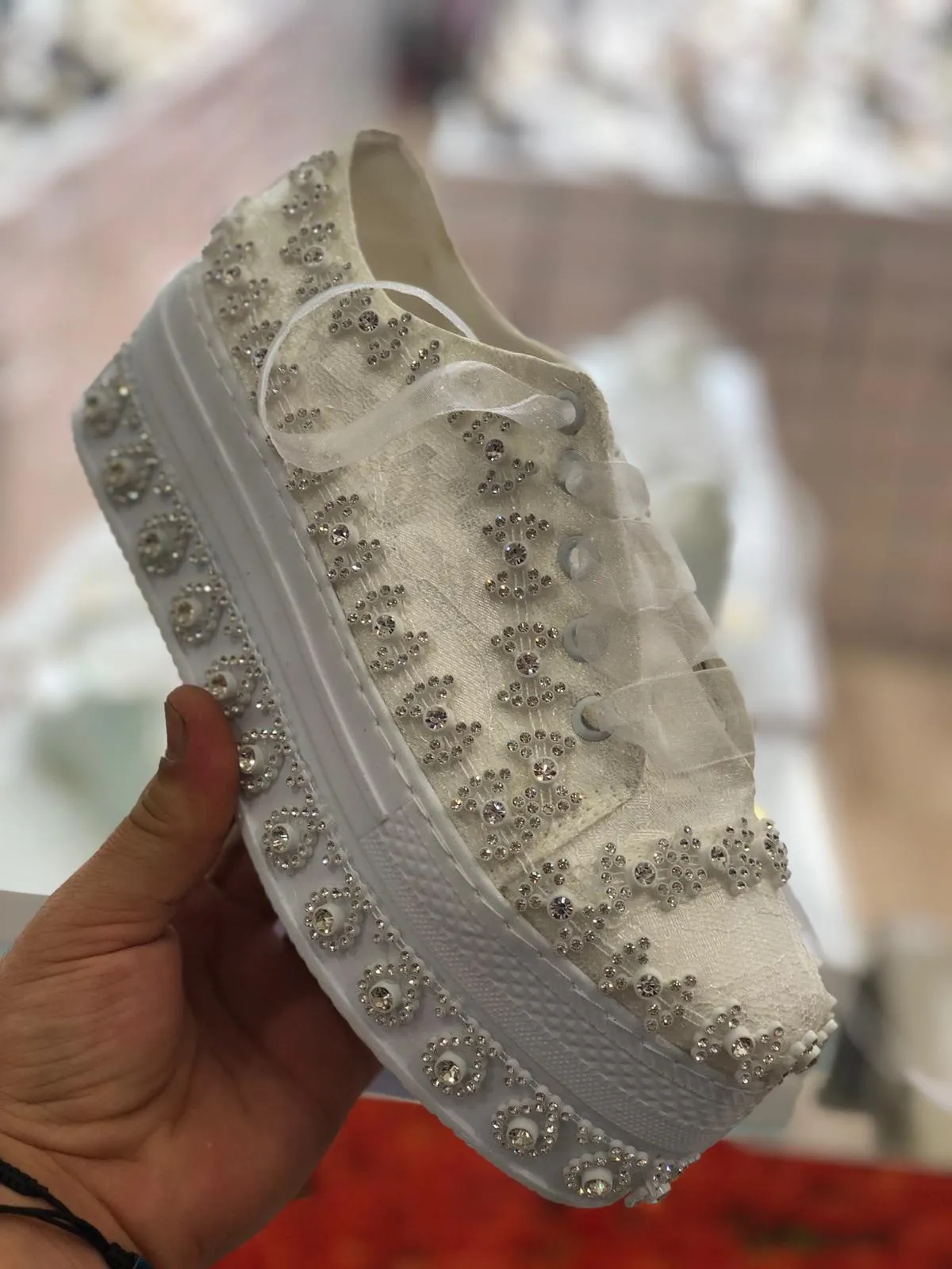 Luxury Stone Embellished Bridal & Evening Shoes Model 11 — Casual, Bridal & Formal Evening Footwear Collections | AFRIMEKS Foreign Trade