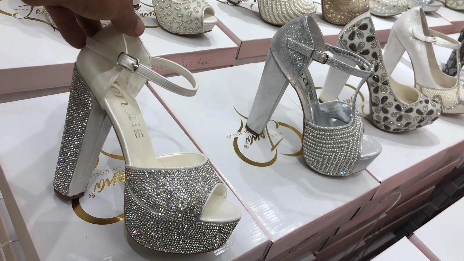 Luxury Stone Embellished Bridal & Evening Shoes Model 22 — Casual, Bridal & Formal Evening Footwear Collections | AFRIMEKS Foreign Trade