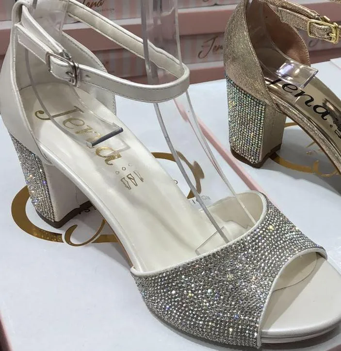 Luxury Stone Embellished Bridal & Evening Shoes Model 7 — Casual, Bridal & Formal Evening Footwear Collections | AFRIMEKS Foreign Trade