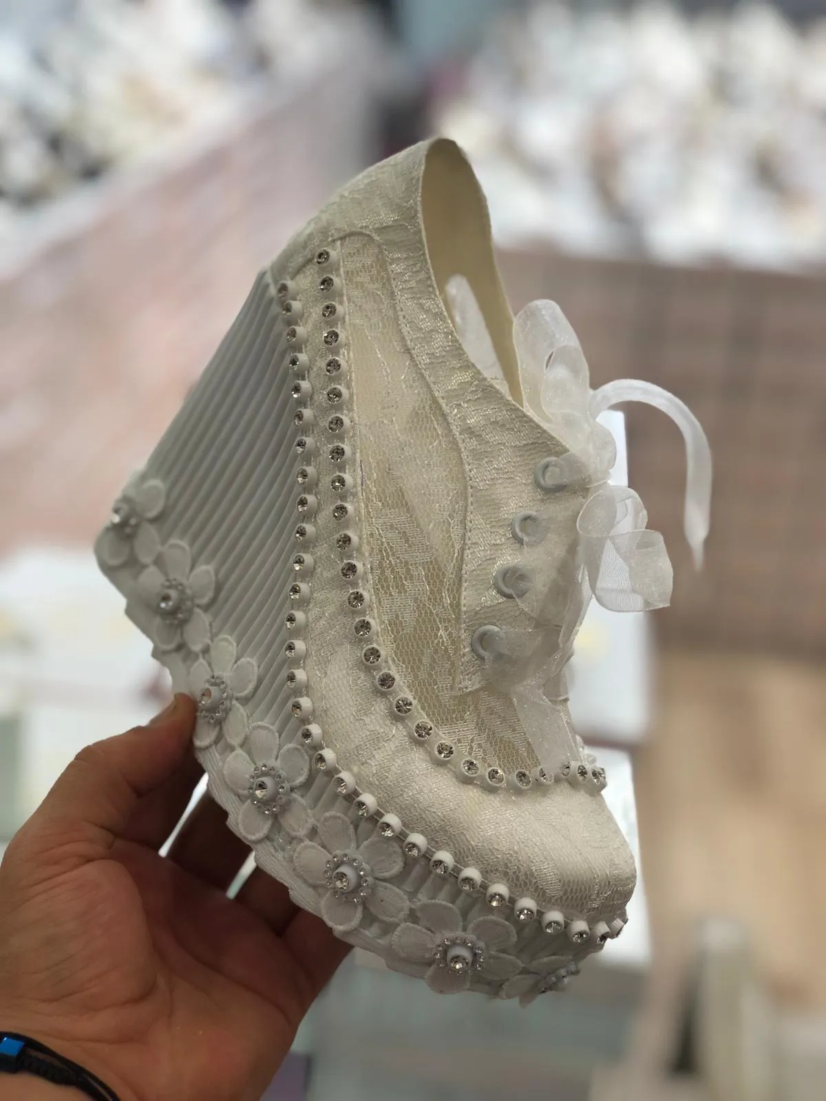 Luxury Stone Embellished Bridal & Evening Shoes Model 38 — Casual, Bridal & Formal Evening Footwear Collections | AFRIMEKS Foreign Trade