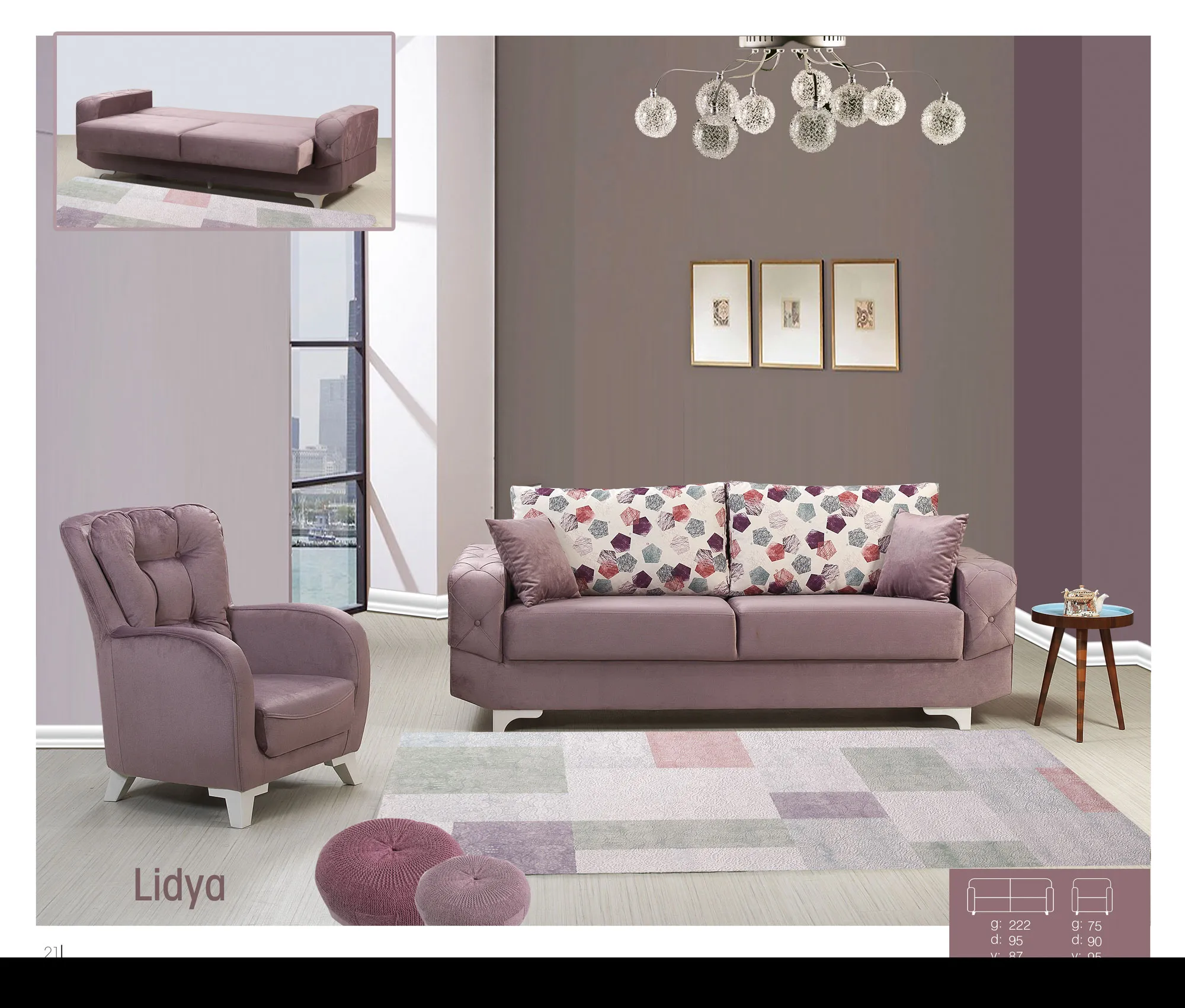 Inegol & Kayseri Luxury Furniture Collection Model 52 — Furniture, Bedroom Suites, Sofa Sets & Carpets | AFRIMEKS Foreign Trade