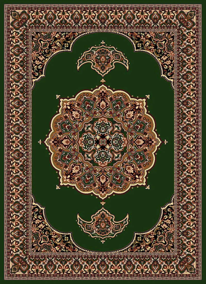 Gaziantep Woven Export Carpet No: 3019 (Green) — Furniture, Bedroom Suites, Sofa Sets & Carpets | AFRIMEKS Foreign Trade
