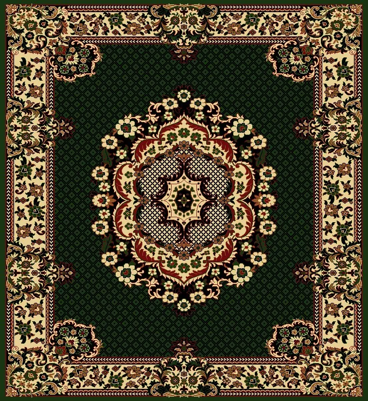 Gaziantep Woven Export Carpet No: 4003 (Green) — Furniture, Bedroom Suites, Sofa Sets & Carpets | AFRIMEKS Foreign Trade