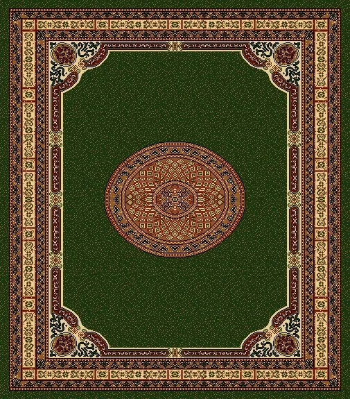 Gaziantep Woven Export Carpet No: 4157 (Green) — Furniture, Bedroom Suites, Sofa Sets & Carpets | AFRIMEKS Foreign Trade