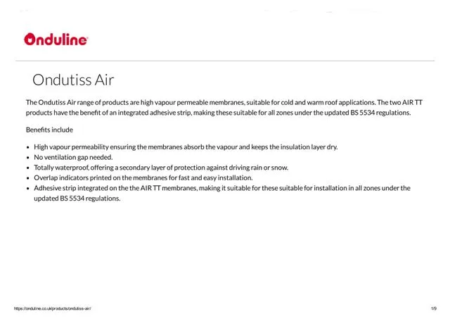 Onduline Waterproof Roofing Sheets & Accessories Model 53 — Construction Materials, Steel Security Doors & Building Profiles | AFRIMEKS Foreign Trade