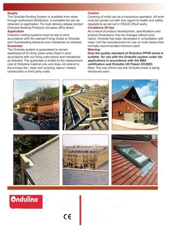 Onduline Waterproof Roofing Sheets & Accessories Model 71 — Construction Materials, Steel Security Doors & Building Profiles | AFRIMEKS Foreign Trade