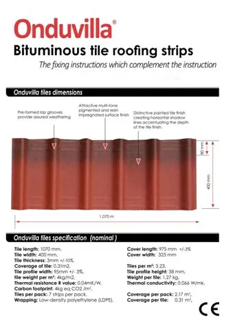 Onduline Waterproof Roofing Sheets & Accessories Model 42 — Construction Materials, Steel Security Doors & Building Profiles | AFRIMEKS Foreign Trade