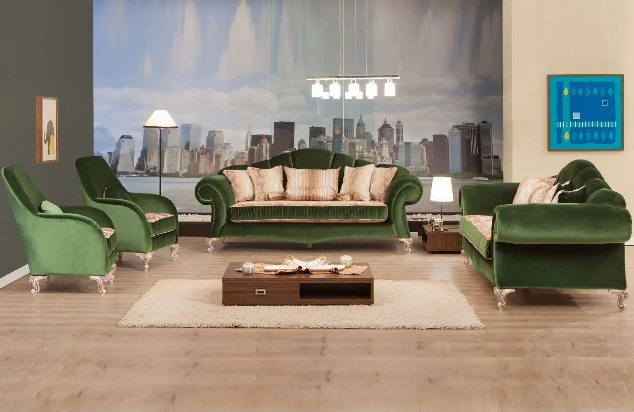 Perla Modern Chester Sofa Set (3+3+1+1) Model 2 — Inegol Export — Furniture, Bedroom Suites, Sofa Sets & Carpets | AFRIMEKS Foreign Trade