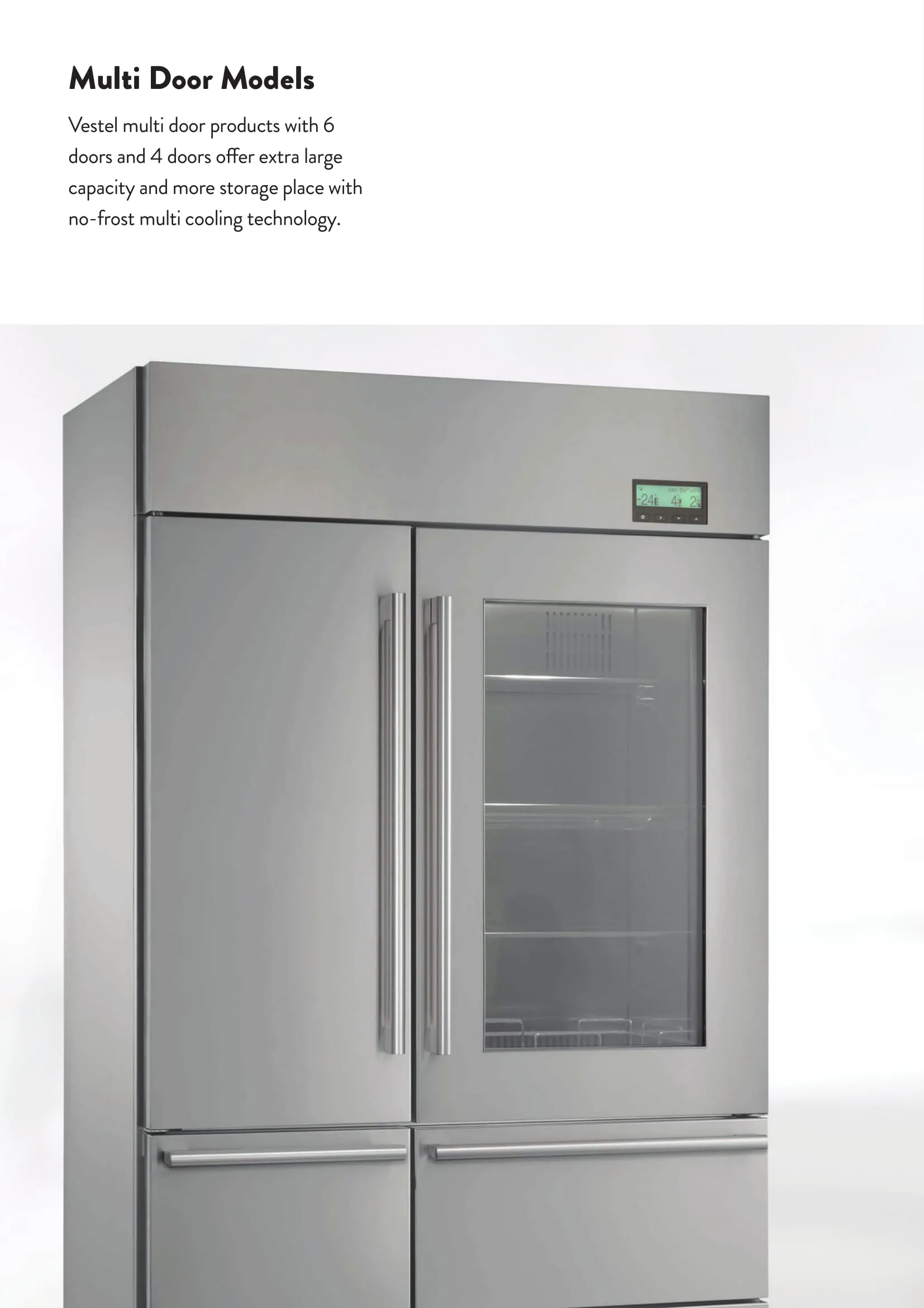 No-Frost Double Door Export Refrigerator (Tropical Climate) Model 155 — Major Appliances, Refrigeration & Consumer Electronics | AFRIMEKS Foreign Trade