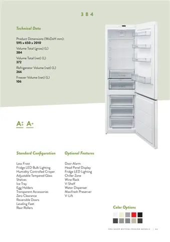 No-Frost Double Door Export Refrigerator (Tropical Climate) Model 24 — Major Appliances, Refrigeration & Consumer Electronics | AFRIMEKS Foreign Trade