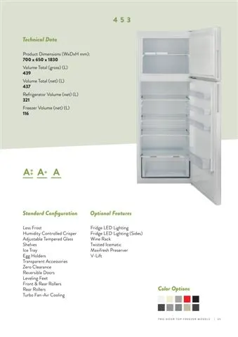 No-Frost Double Door Export Refrigerator (Tropical Climate) Model 113 — Major Appliances, Refrigeration & Consumer Electronics | AFRIMEKS Foreign Trade