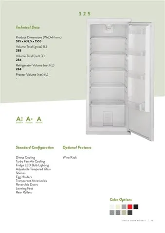 No-Frost Double Door Export Refrigerator (Tropical Climate) Model 80 — Major Appliances, Refrigeration & Consumer Electronics | AFRIMEKS Foreign Trade