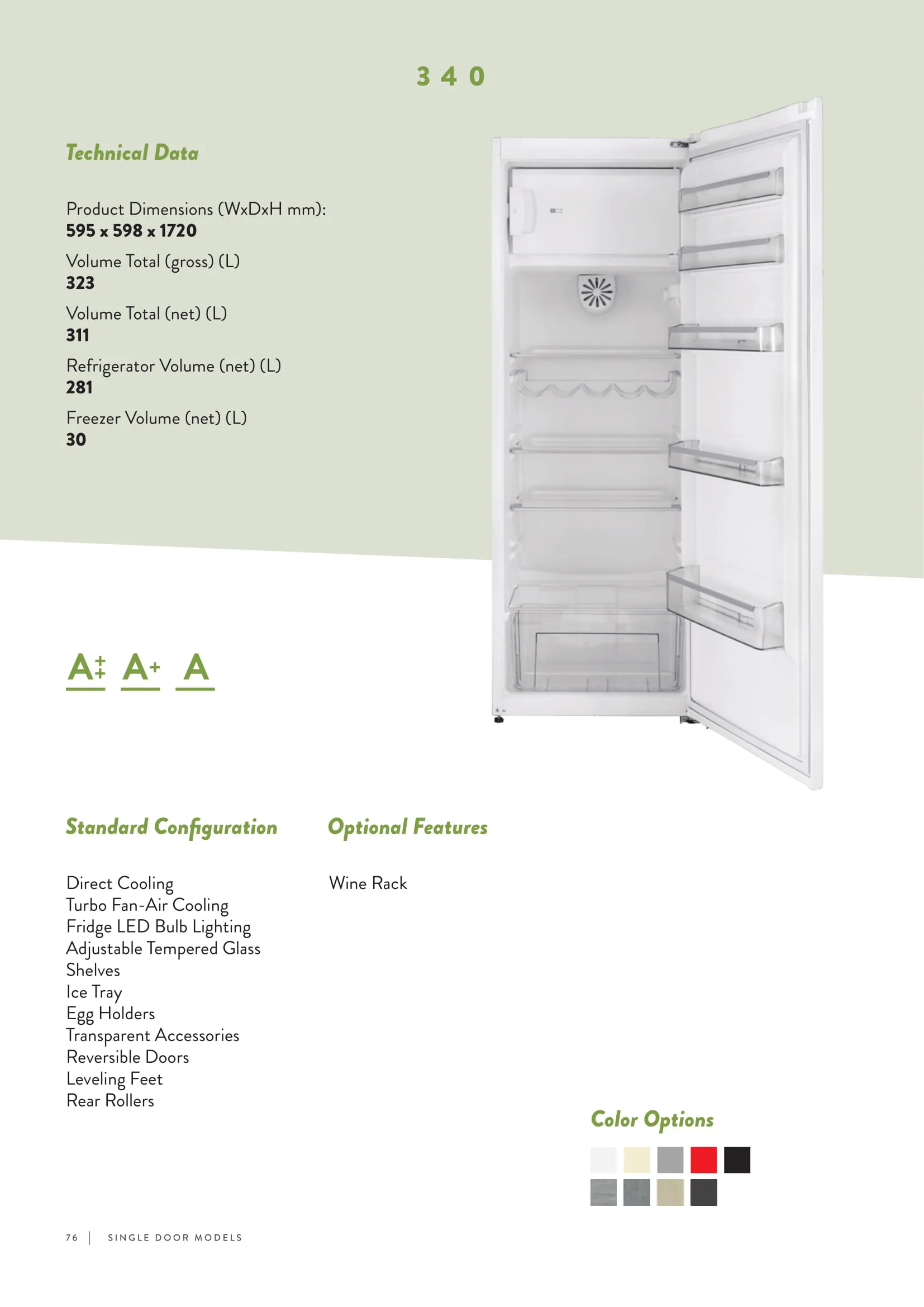No-Frost Double Door Export Refrigerator (Tropical Climate) Model 49 — Major Appliances, Refrigeration & Consumer Electronics | AFRIMEKS Foreign Trade