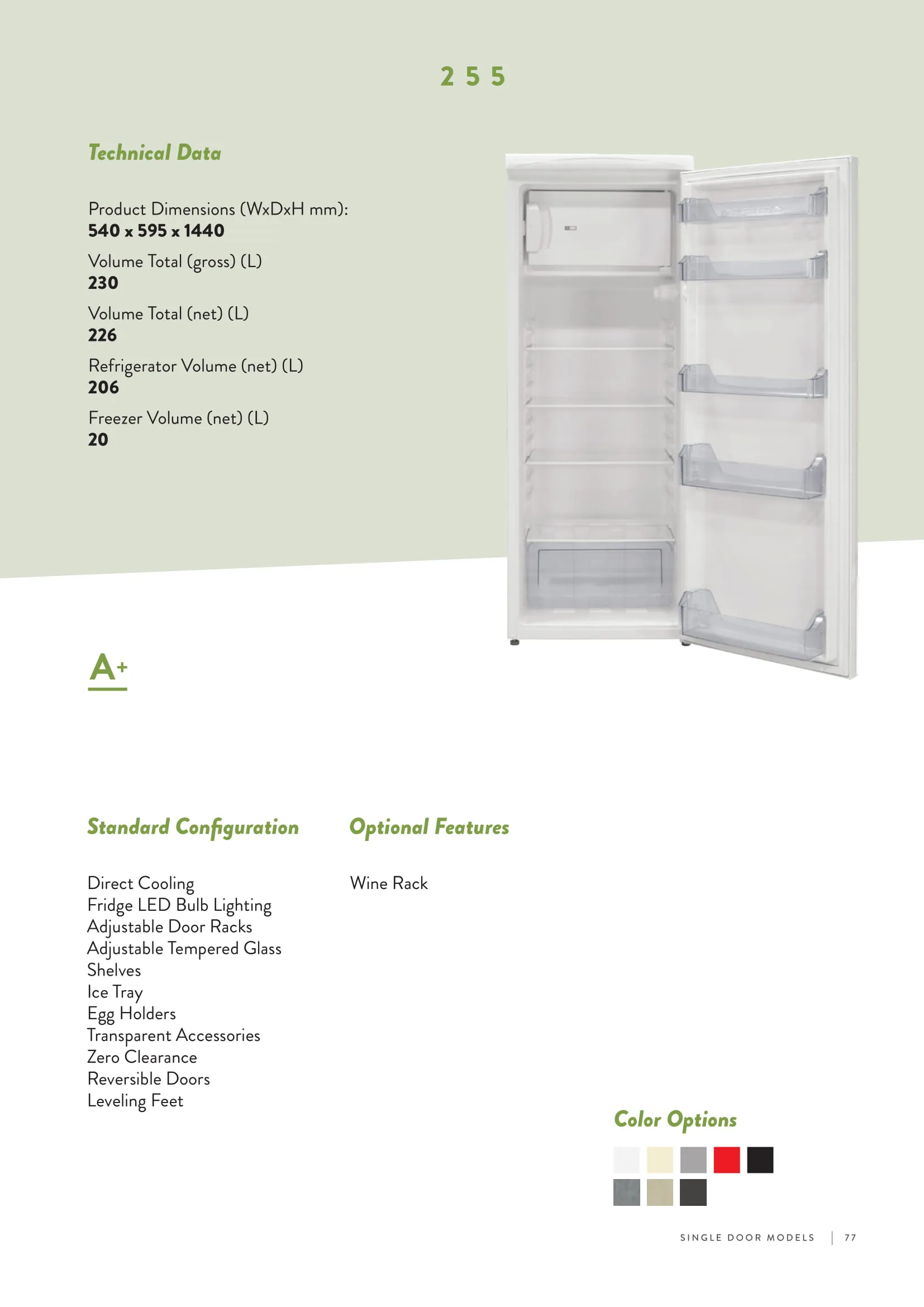 No-Frost Double Door Export Refrigerator (Tropical Climate) Model 161 — Major Appliances, Refrigeration & Consumer Electronics | AFRIMEKS Foreign Trade