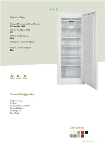 No-Frost Double Door Export Refrigerator (Tropical Climate) Model 122 — Major Appliances, Refrigeration & Consumer Electronics | AFRIMEKS Foreign Trade