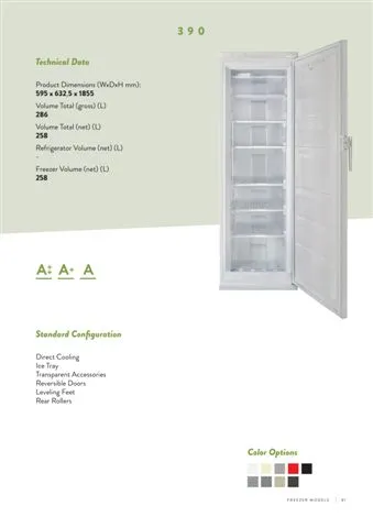 No-Frost Double Door Export Refrigerator (Tropical Climate) Model 120 — Major Appliances, Refrigeration & Consumer Electronics | AFRIMEKS Foreign Trade