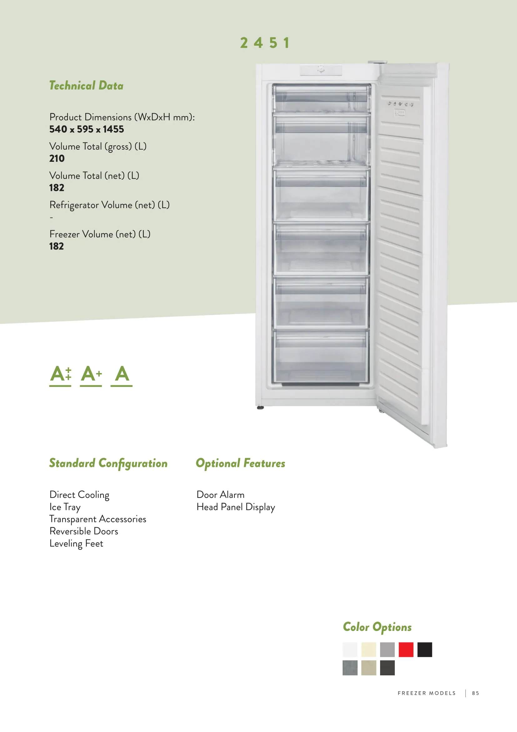 No-Frost Double Door Export Refrigerator (Tropical Climate) Model 65 — Major Appliances, Refrigeration & Consumer Electronics | AFRIMEKS Foreign Trade