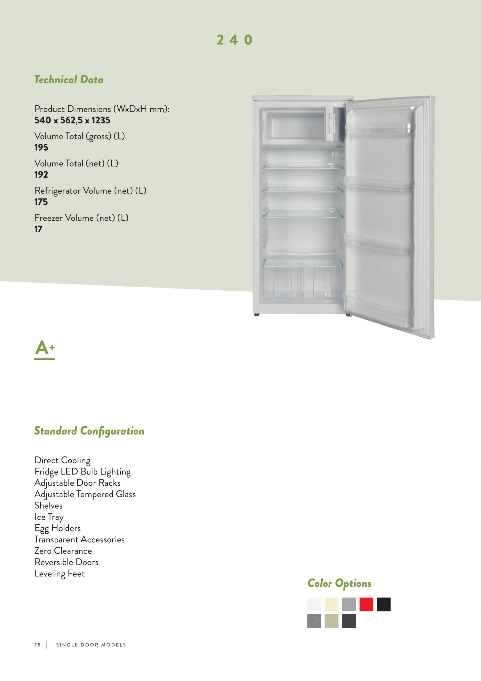 No-Frost Double Door Export Refrigerator (Tropical Climate) Model 121 — Major Appliances, Refrigeration & Consumer Electronics | AFRIMEKS Foreign Trade