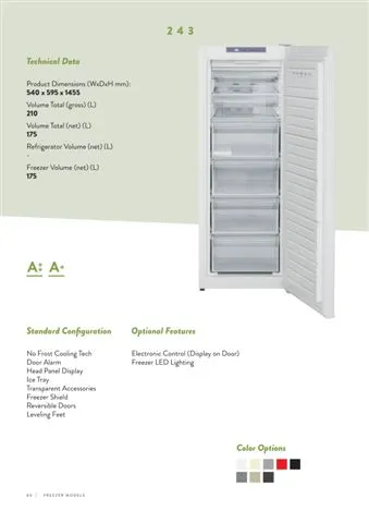 No-Frost Double Door Export Refrigerator (Tropical Climate) Model 111 — Major Appliances, Refrigeration & Consumer Electronics | AFRIMEKS Foreign Trade