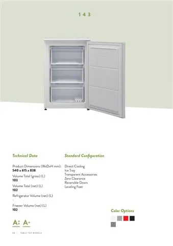 No-Frost Double Door Export Refrigerator (Tropical Climate) Model 94 — Major Appliances, Refrigeration & Consumer Electronics | AFRIMEKS Foreign Trade