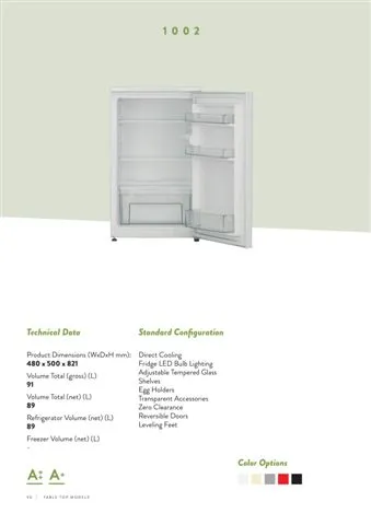 No-Frost Double Door Export Refrigerator (Tropical Climate) Model 173 — Major Appliances, Refrigeration & Consumer Electronics | AFRIMEKS Foreign Trade