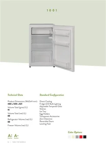 No-Frost Double Door Export Refrigerator (Tropical Climate) Model 3 — Major Appliances, Refrigeration & Consumer Electronics | AFRIMEKS Foreign Trade