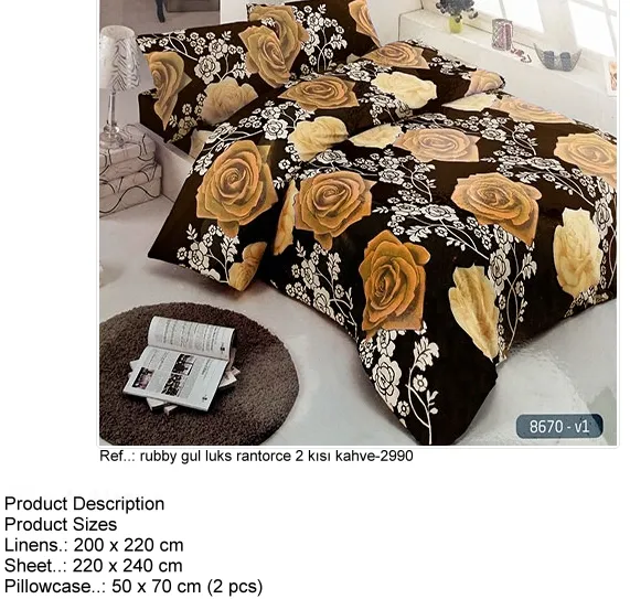 Decorative Bedspread & Cushion Fabric Collection Model 13 — Home Textiles, Denizli Bath Towels, Robes & Fabrics | AFRIMEKS Foreign Trade