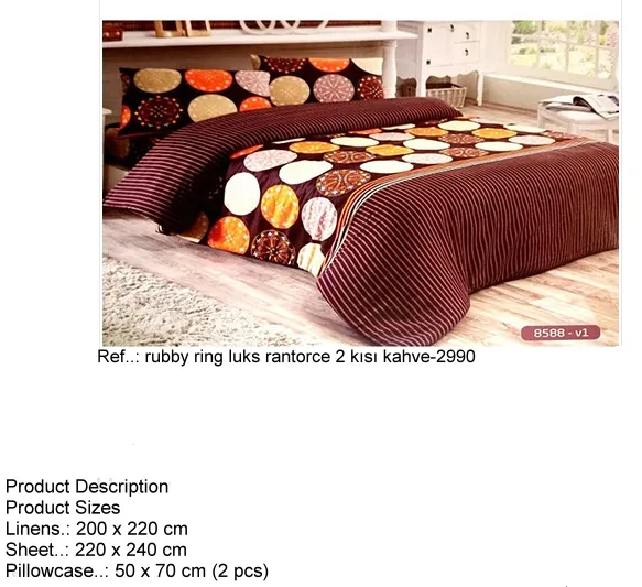 Decorative Bedspread & Cushion Fabric Collection Model 34 — Home Textiles, Denizli Bath Towels, Robes & Fabrics | AFRIMEKS Foreign Trade