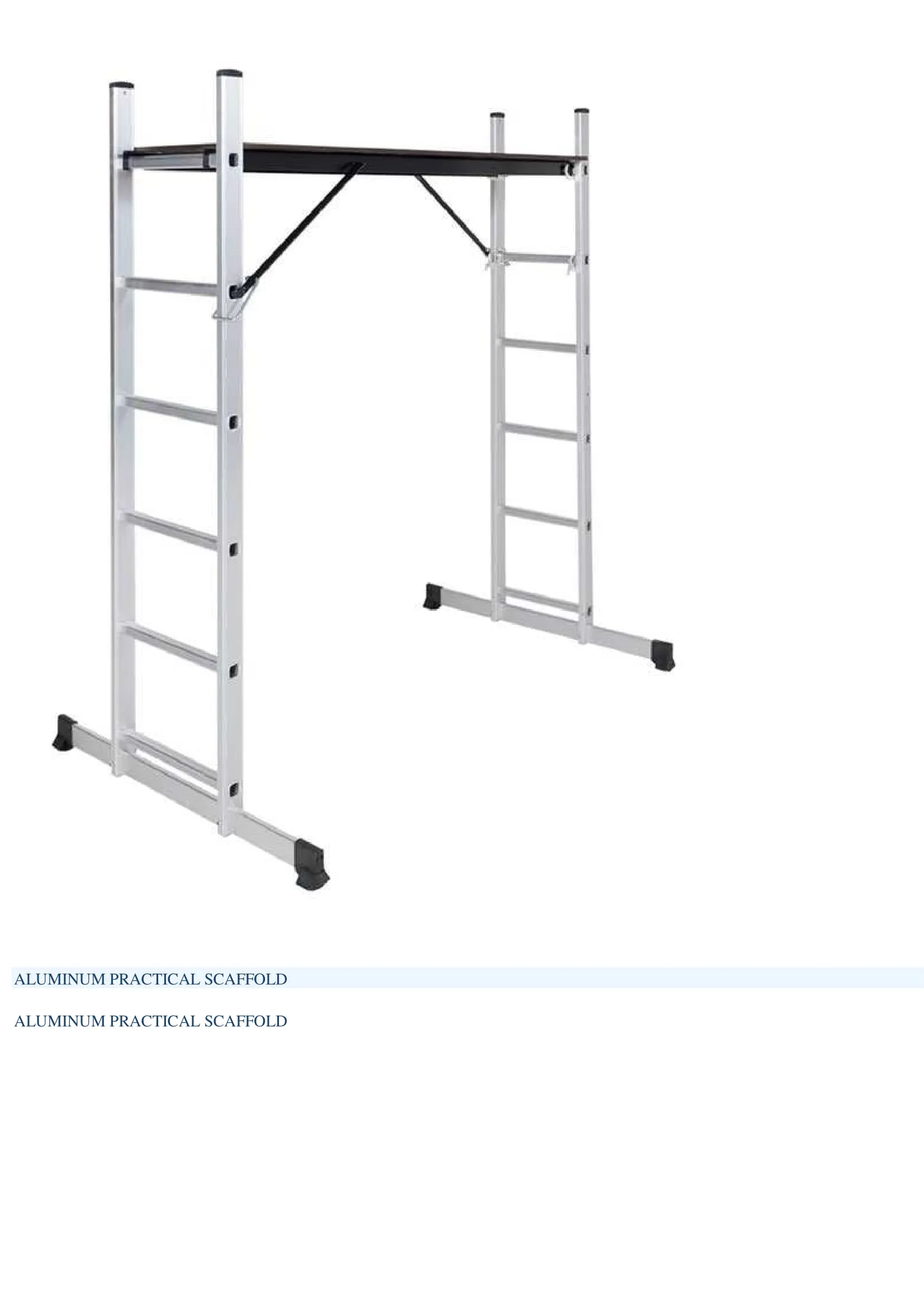 Multi-Purpose Folding Aluminum Household & Site Ladder Model 3 — Kitchenware, Glassware & Household Plastics | AFRIMEKS Foreign Trade