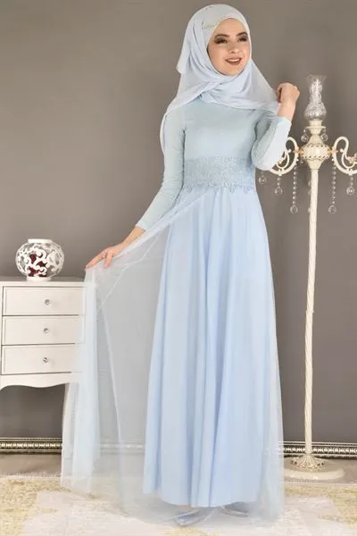 Glittering Lurex Bel Lace Evening Dress Bebe Mav — Export Series 38 — Women's Fashion, Evening Gowns, Modest Wear & Hajj Clothing | AFRIMEKS Foreign Trade