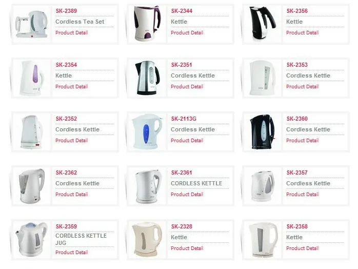 Small Home Appliances & Food Processor Export Series Model 1 — Kitchenware, Glassware & Household Plastics | AFRIMEKS Foreign Trade