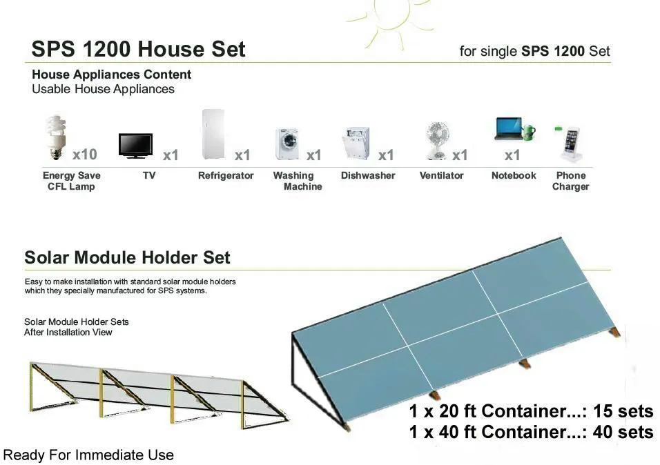 SPS-1200 Standalone Solar Power Generator & Lighting Kit Model 13 — Solar Energy Systems, SPS Power Packs & Lighting | AFRIMEKS Foreign Trade