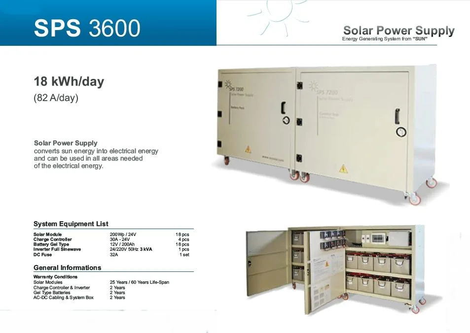 SPS-3600 Standalone Solar Power Generator & Lighting Kit Model 1 — Solar Energy Systems, SPS Power Packs & Lighting | AFRIMEKS Foreign Trade