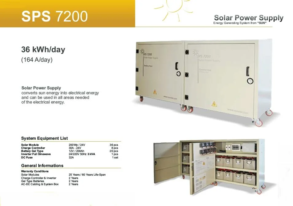 SPS-7200 Standalone Solar Power Generator & Lighting Kit Model 6 — Solar Energy Systems, SPS Power Packs & Lighting | AFRIMEKS Foreign Trade