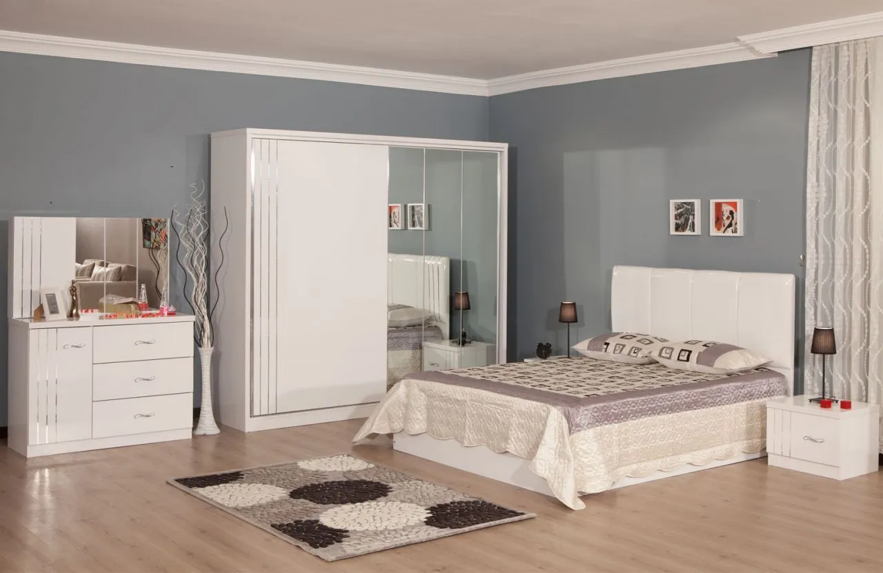 Trend Luxury Wooden Bedroom Set & Wardrobe — Furniture, Bedroom Suites, Sofa Sets & Carpets | AFRIMEKS Foreign Trade