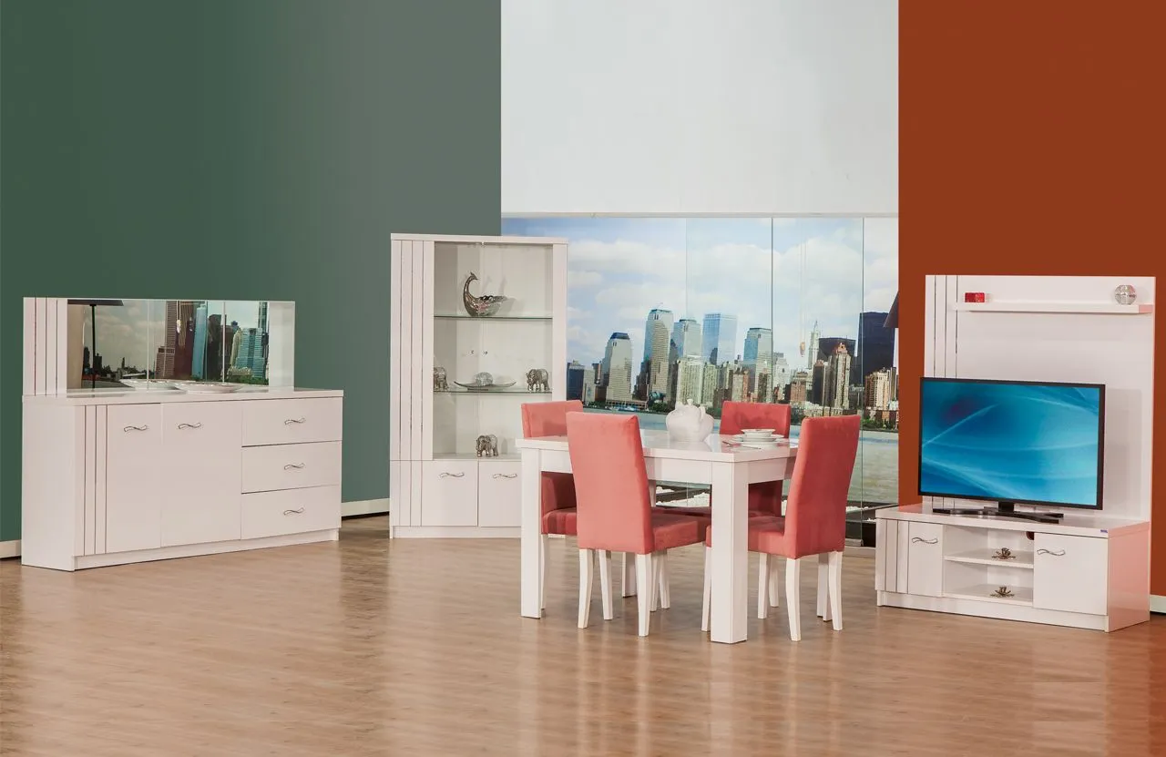 Trend Solid Wood Dining Room & Extendable Table Set — Furniture, Bedroom Suites, Sofa Sets & Carpets | AFRIMEKS Foreign Trade