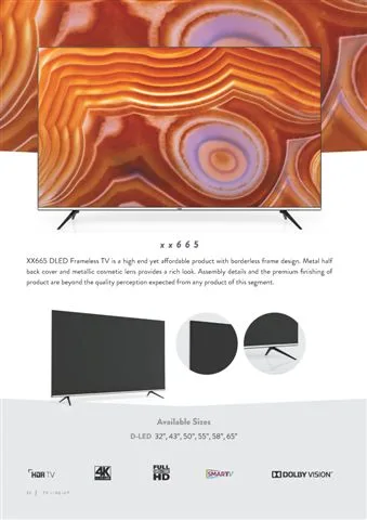 Ultra HD 4K Smart LED TV — Android TV Export Model 1 — Major Appliances, Refrigeration & Consumer Electronics | AFRIMEKS Foreign Trade