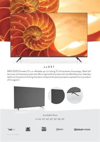Ultra HD 4K Smart LED TV — Android TV Export Model 186 — Major Appliances, Refrigeration & Consumer Electronics | AFRIMEKS Foreign Trade
