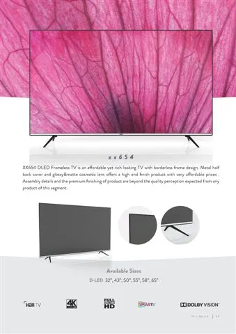 Ultra HD 4K Smart LED TV — Android TV Export Model 75 — Major Appliances, Refrigeration & Consumer Electronics | AFRIMEKS Foreign Trade