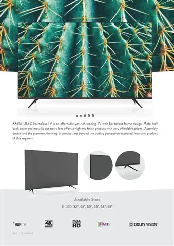 Ultra HD 4K Smart LED TV — Android TV Export Model 210 — Major Appliances, Refrigeration & Consumer Electronics | AFRIMEKS Foreign Trade