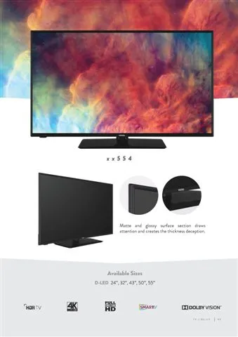 Ultra HD 4K Smart LED TV — Android TV Export Model 23 — Major Appliances, Refrigeration & Consumer Electronics | AFRIMEKS Foreign Trade