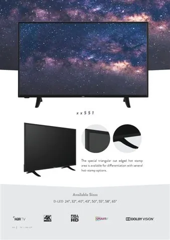 Ultra HD 4K Smart LED TV — Android TV Export Model 169 — Major Appliances, Refrigeration & Consumer Electronics | AFRIMEKS Foreign Trade