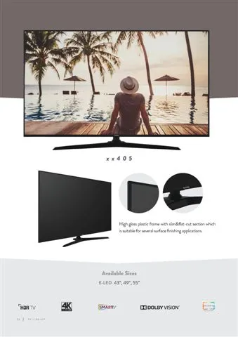 Ultra HD 4K Smart LED TV — Android TV Export Model 242 — Major Appliances, Refrigeration & Consumer Electronics | AFRIMEKS Foreign Trade