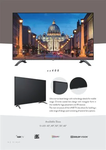 Ultra HD 4K Smart LED TV — Android TV Export Model 117 — Major Appliances, Refrigeration & Consumer Electronics | AFRIMEKS Foreign Trade