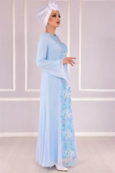 3D Floral Applique Mermaid Evening Gown Bebe — Export Series 5 — Women's Fashion, Evening Gowns, Modest Wear & Hajj Clothing | AFRIMEKS Foreign Trade