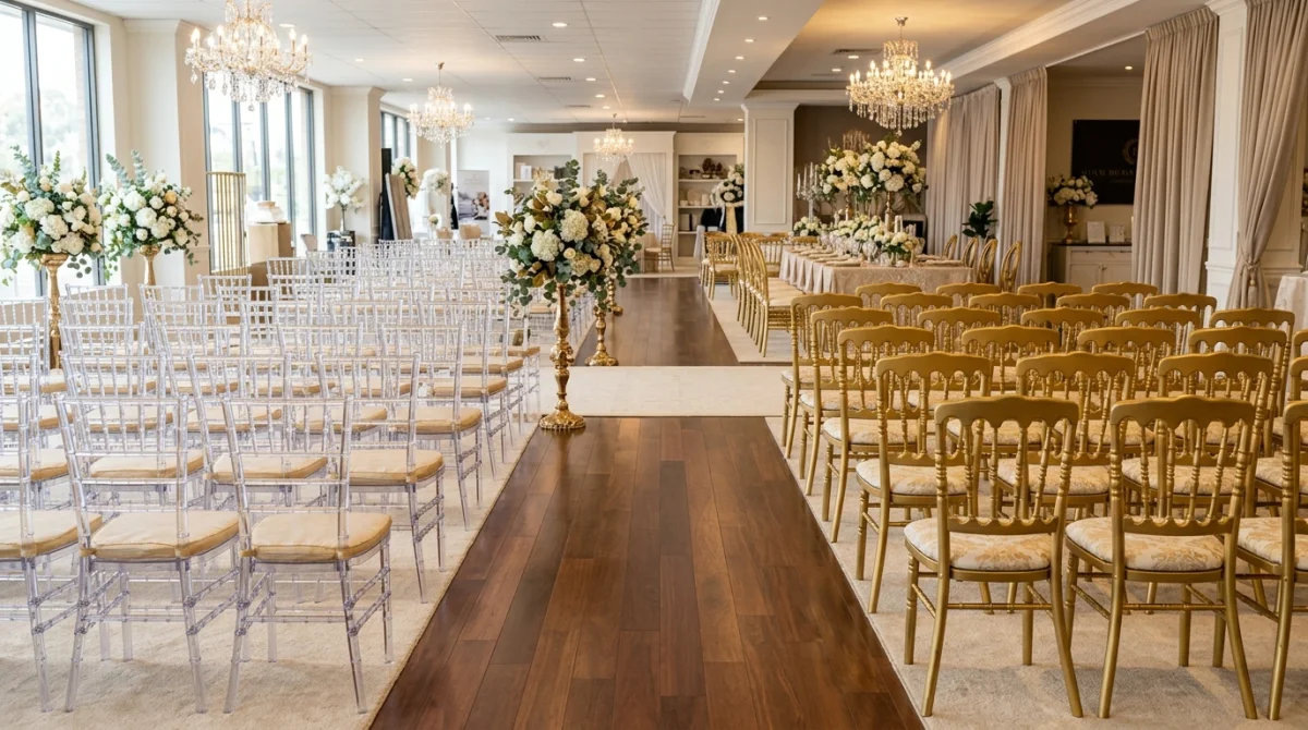 Banquet & Wedding Chairs (Tiffany & Napoleon) — Wedding, Banquet & Event Decoration Equipment | AFRIMEKS Foreign Trade